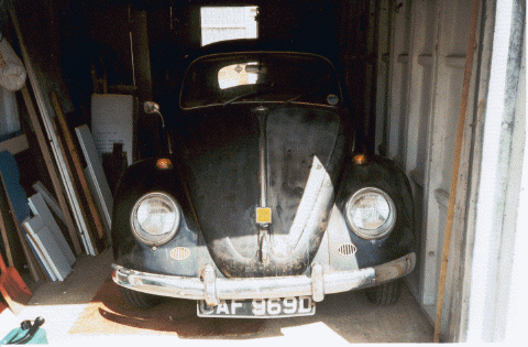 1st photo taken car stored for 20 years and not driven