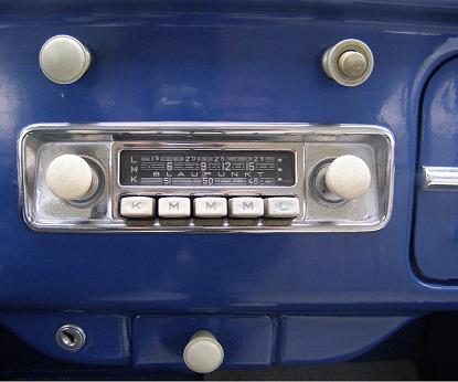 the original blaupunkt radio still works.