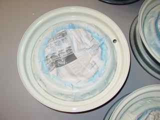 The masked and painted rims
